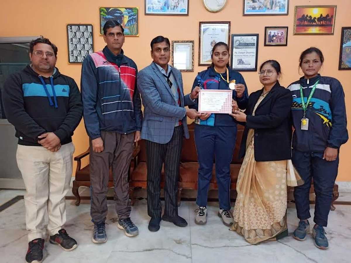 प्रज्ञान की छात्रा सीबीएसई की राष्ट्रीय डिस्कस थ्रो प्रतियोगिता के लिये चयनित